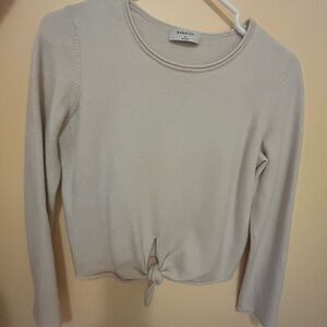 Babaton Cream Long Sleeve Merino Wool Women's Top